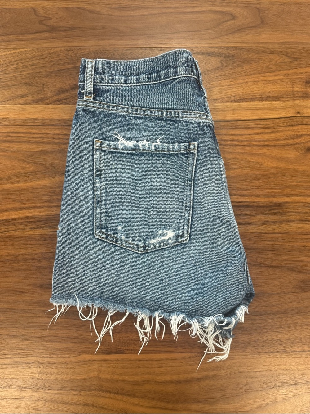 AGOLDE Dee High Rise Denim Shorts — Size 27 - Picture 6 of 8